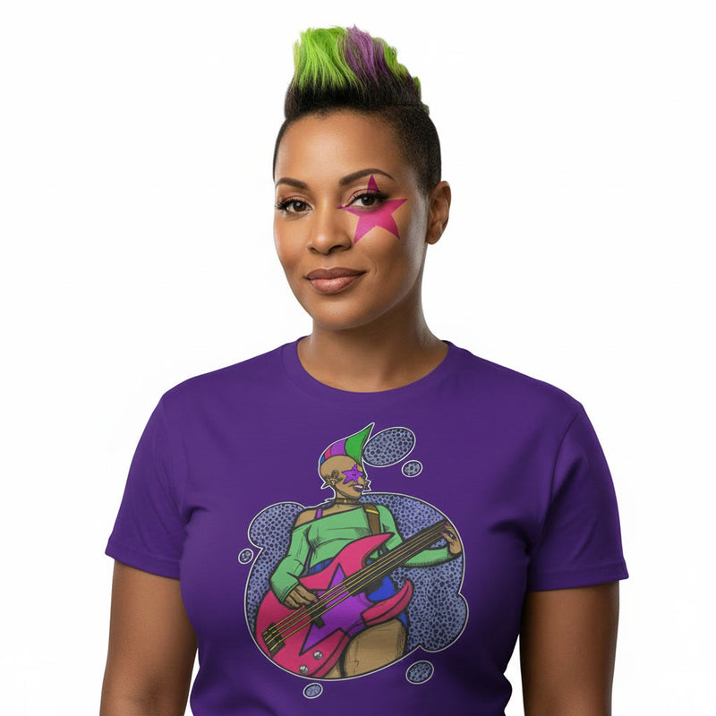 Black Girls Rock : The Rocker Edition | Fitted Crew Neck T-Shirt