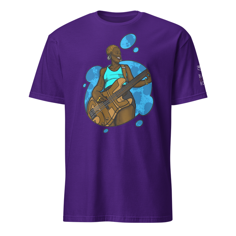Black Girls Rock : The Golden Waves Edition | Fitted Crew Neck T-Shirt
